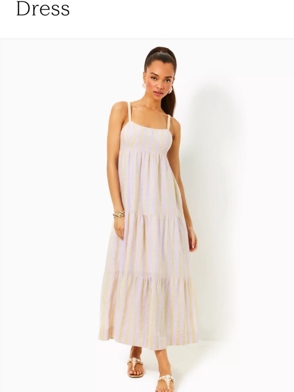 NWT Lilly Pulitzer Beachy Linen Maxi dress